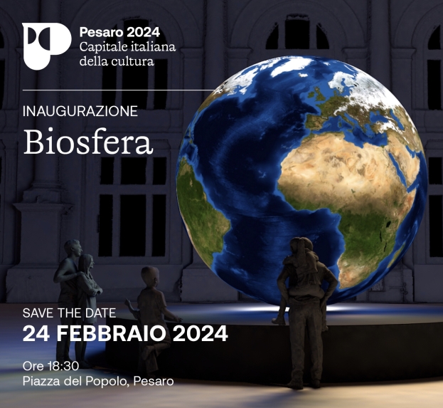 Pesaro: la Capitale italiana della cultura 2024 diventa hi-tech con la “Biosfera” in Piazza del Popolo
