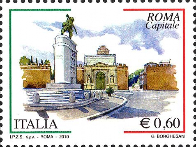 Anniversario Roma Capitale: un francobollo celebrerà i 150 anni dalla designazione del 3 febbraio 1871