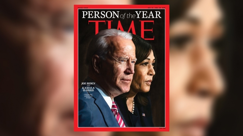 Joe Biden e Kamala Harris conquistano la copertina del Time come personaggi dell&#039;anno