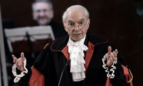 Consulta Corte Costituzionale: l’insediamento di Giuliano Amato (83). Il saluto a Coraggio