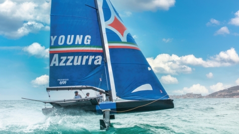 Vela: Young Azzurra al via per la Foiling Gold Cup nelle acque di Gaeta