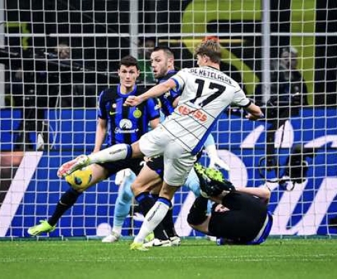 Serie A: l’Inter verso lo scudetto. Nel recupero batte l’Atalanta 4-0 e sale a +12 sulla Juve