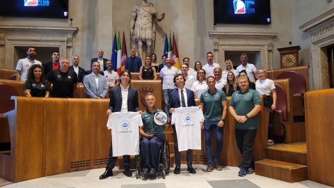 Padel: i finalisti di Roma e Provincia della Coppa dei Club di Msp Italia ricevuti in Campidoglio dall'assessore al Turismo e Sport