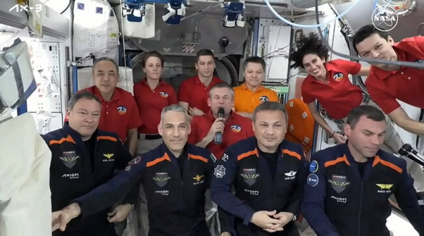 Spazio: l’equipaggio di Ax-3 a lavoro dopo l’aggancio alla Stazione Spaziale Italiana