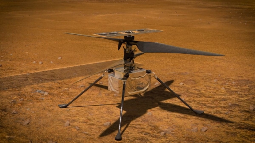 Aerospazio: i 40 secondi di volo in &quot;remoto&quot; su Marte del drone Ingenuity operato dalla Nasa