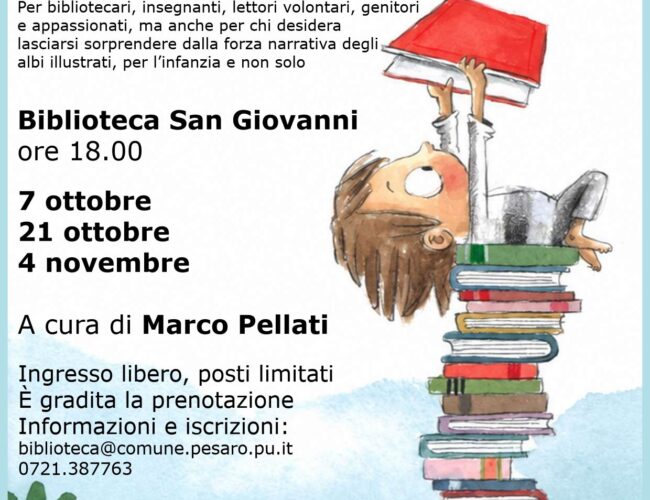 A Pesaro parte il percorso ‘Breve viaggio nell’albo illustrato’ con Marco Pellati